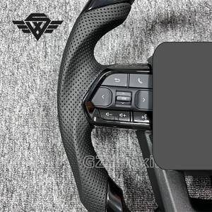 Mise à niveau LC300 Style personnalisé volant style SUV adapté pour Toyota <span class=keywords><strong>LAND</strong></span> <span class=keywords><strong>CRUISER</strong></span> LC79 LC76 Volant en bois de pêche - Product Image 2