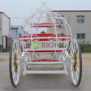 Carruaje clásico de Cenicienta, carro eléctrico sin caballos, carro de calabaza para desfiles de flotadores, alquiler exclusivo en áreas escénicas - Product Image 6