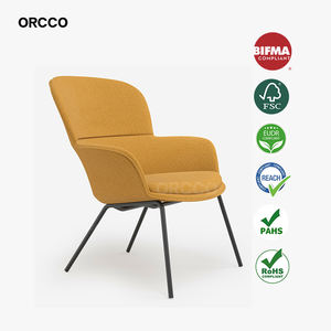 Silla de salón reclinable suave de tela suave tapizada para el hogar y la Oficina del hotel - Product Image 1