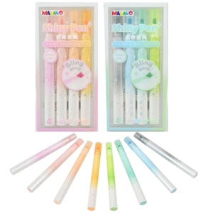 Custom logo <strong>Aesthetic</strong> Cute <strong>Highlighters</strong> Assorted Colors With Soft Chisel Tip - Product Image 1