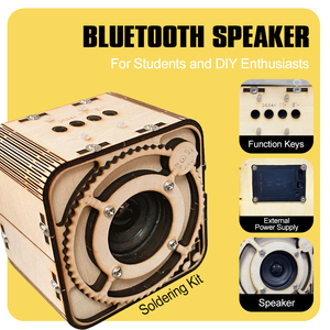 Tự làm trường học học tập bằng gỗ STEM giáo dục đồ chơi không dây ván ép <span class=keywords><strong>mini</strong></span> <span class=keywords><strong>bluetooth</strong></span> Loa - Product Image 5