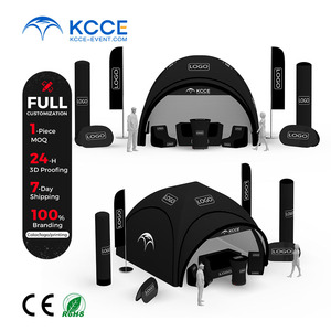 Biểu tượng tùy chỉnh Inflatable Dome quảng cáo Lều thân thiện với môi linh hoạt khuyến mại Inflatable mái hiên cho khách hàng thông tin phản hồi khu vực - Product Image 1