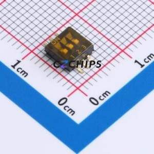 DSHP-03-R DIP Switch SMD Switch ( Number of Switch Sections: 3 )( Lead Spacing: 1.27mm )( Color: Black ) - Product Image 1