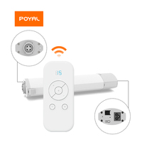 Motor de Cortina Inteligente WiFi Tuya, Controlado por Google Home y Alexa, Automático, para Sala de Estar, Baño, Oficina, Material Ecológico