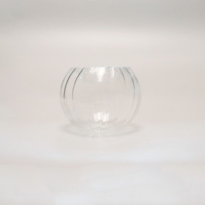Porte-bougie en verre borosilicate de luxe transparent de haute qualité soufflé à la main - Product Image 6