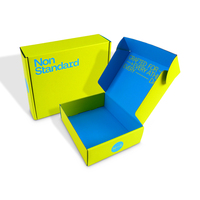 Cajas de cartón corrugado de alta gama respetuosas con el medio ambiente personalizadas con laminado mate y logotipo de doble cara para embalaje de regalo