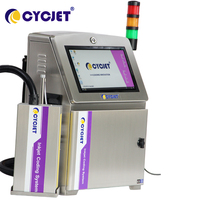Máquina de Impresión de Inyección de Tinta UV PIJ, Máquina de Codificación de Códigos QR, Códigos de Fecha y Caducidad, Impresora de Inyección de Tinta Piezoeléctrica de Alta Velocidad con Curado UV