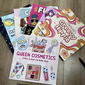 Libri da colorare <span class=keywords><strong>per</strong></span> bambini all'ingrosso con modelli semplici adatti a bambine e rilegatura squisita - Product Image 2