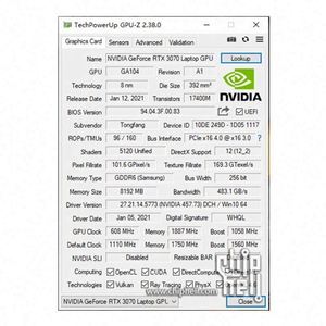 การ์ดจอ RTX 3070m 8G 65MH/s 125W Non LHR สำหรับแล็ปท็อป ปี 2022 ขายดี รุ่น Non LHR Geforce RTX3070 GPU สำหรับแล็ปท็อป - Product Image 4