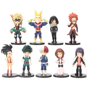 Groothandel My Hero Academia Q Versie Schattige Kleine Mini Set Anime Action Figure