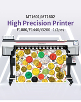 Imprimante de Sublimation Professionnelle Grande Largeur à Teinture 1,6 m de Meilleure Qualité pour Tissus Textiles, Impressions Grand Format, Têtes I3200/F1080/F1440