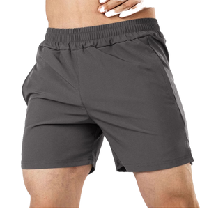 Shorts de sport décontractés pour hommes, 3 pouces, séchage rapide, respirant, respectueux de la peau, taille haute, fermeture élastique, logo, grande taille, pour la salle de sport, la course à pied - Product Image 4