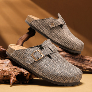 Bán Buôn Unisex Phẳng Dép Nút Chai Giày Bọc Toe Dép Đi Trong Nhà Biểu Tượng Tùy Chỉnh Chất Lượng Cao Da Dép Đi Trong Nhà Ngoài Trời Giản Dị Giày - Product Image 3