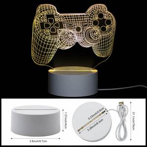 Wholesale 3D Night <b>Lights</b>, 3D <b>LED</b> <b>Lights</b>, Acrylic Night <b>Lights</b>, Custom Patterns, Festival Gifts From Lighting Factory. - Product Image 3