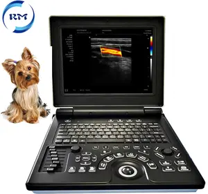 Veteriner taşınabilir renkli Doppler dizüstü dizüstü bilgisayar tıbbi teşhis ultrason makinesi hayvanlar için