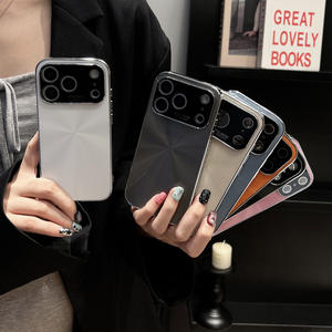 Coque de téléphone électroplaquée à motif <span class=keywords><strong>CD</strong></span> pour iPhone 17, compatible avec iPhone 17, 16, 15, 13, 14 Pro Max - Product Image 1