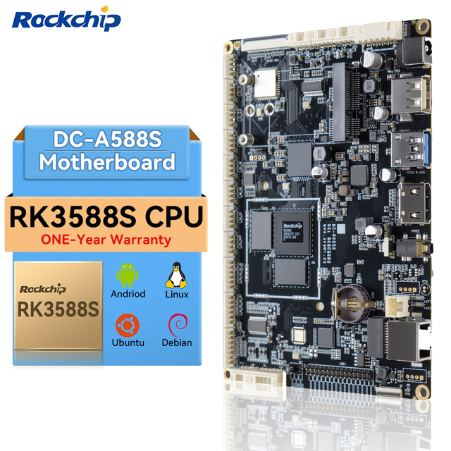 RK3588S DDR 4GB LVDS Linux Edge Computing Development Board Rockchip Octa Core New Tablet Android Open Source Solution Ethernet