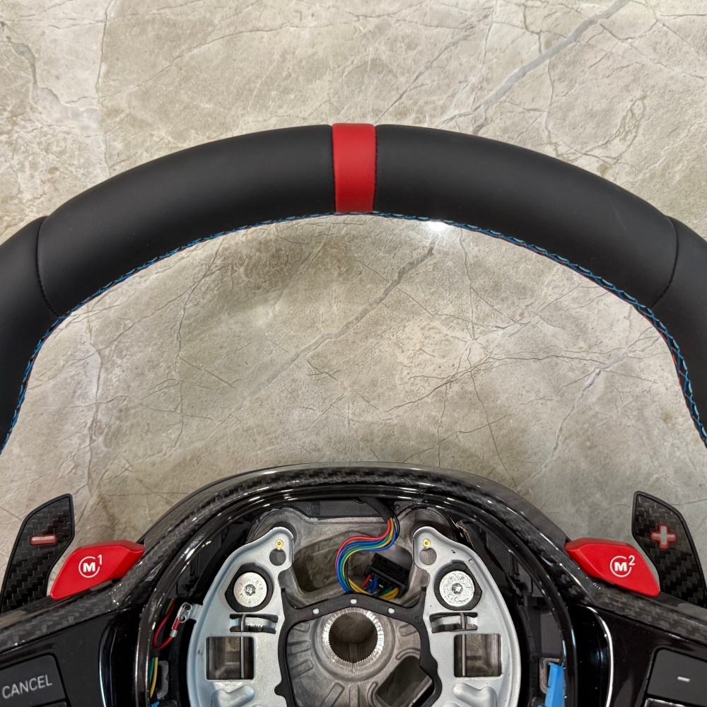Custom CS M Leather Lenkrad Steering Wheel (BMW Fitment), photo 4