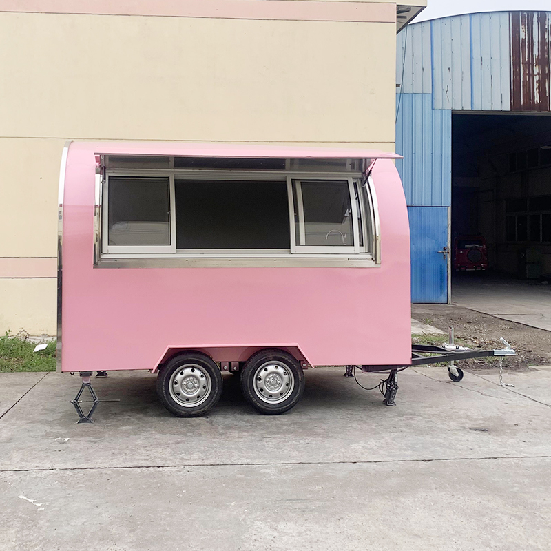 Fully Equipped Commercial Fast Food Trucks for Sale, Low Price Snack Food Trailers, Mini Mobile Food Trucks