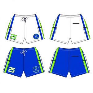 Pantaloncini da softball retrò personalizzati a 6 tasche in microfibra elasticizzata in 4 direzioni - Product Image 1