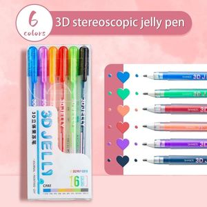 Nieuwe Diy Tekening Graffiti 3d Jelly Pen Custom Schrijven Glanzende Stereoscopische Pen Voor Keramische Plastic Glas Versieren Kaarten Tags - Product Image 5