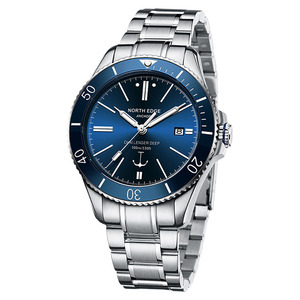 DF NORTH EDGE ANCHOR Reloj inteligente de lujo para hombre Diseño de submarinista Cristal de zafiro Caja de <span class=keywords><strong>acero</strong></span> inoxidable Movimiento automático - Product Image 3