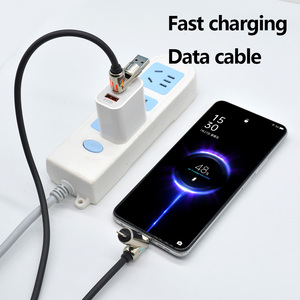 Nouvelle tendance câble Usb en zinc Pd 4-en-1 câble de charge rapide Usb Multi avec câble de chargeur de téléphone portable Led USB vers type-c 1M - Product Image 3