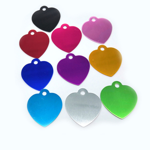 Tùy Chỉnh Dập Nhôm Anodized Trống Pet ID Thẻ Vòng Kim Loại Con Chó Thẻ Với Khắc Dịch Vụ - Product Image 2