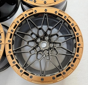 ล้อฟอร์จ SHIN แบบปรับแต่งพิเศษ 6061-T6 ดีไซน์ Bead Lock รุ่น 826M ขนาด 5x120 5x112 สำหรับ BMW M2 M3 M4 G80 G87 G81 ซีดาน - Product Image 2