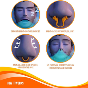 Factory Wholesale Medical Grade Silicone <b>Nasal</b> <b>Dilators</b> Anti Snoring Silicone Nose Clip for Improve Sleep&respiratory Correction - Product Image 2