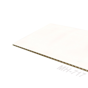 Panneau mural creux en fibre de bois de bambou pour la décoration intérieure, plaque d'ingénierie WPC, panneau mural à épissure sans joint, panneau mural plat pour bureau - Product Image 2