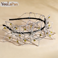 YouLaPan – chaîne de cheveux en diamant pour mariage, bracelet fait à la main, style extrêmement simple, accessoires pour cheveux pour femmes, pour banquet et fête, YXA197