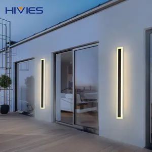 Enerji tasarrufu Modern benzersiz tarzı duvar ışık avlu Villa IP65 su geçirmez dış mekan aydınlatma ledi duvar lambası