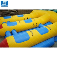 Bateau gonflable Poisson Volant résistant à l'usure, tube banane tractable en PVC renforcé, bateau de ski nautique gonflable pour jeux aquatiques