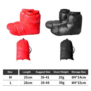 Outdoors Camping <strong>Slippers</strong> Warm Booty Socks for Sleeping Bag Indoors Warm Boots <strong>Men</strong> Women Winter Duck <strong>Down</strong> Booties <strong>Slipper</strong> - Product Image 6
