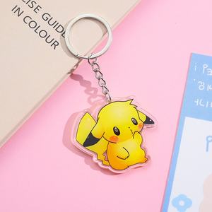 Llavero Acrílico Colgante <span class=keywords><strong>de</strong></span> Dibujos Animados, <span class=keywords><strong>Pikachu</strong></span>, Pato, Yib, <span class=keywords><strong>Anime</strong></span>, Periféricos, Llavero <span class=keywords><strong>de</strong></span> Plástico con Foto Digital, Aleación - Product Image 6