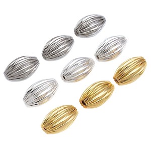 ลูกปัดโลหะผสมสังกะสี จี้ห้อยประดับ DIY อุปกรณ์ตกแต่งเครื่องประดับ ขนาดกลาง ชุบทอง เงิน ทองคำขาว สำหรับงานสร้างสรรค์ - Product Image 5