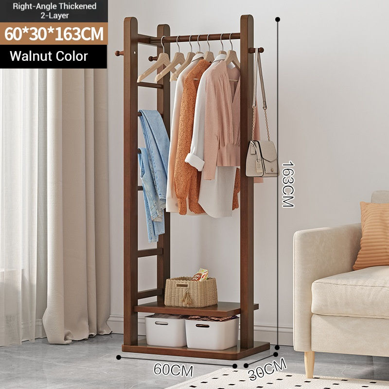 Upgraded right-angle style - Two-layer walnut color