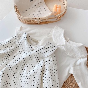 Camisa de Manga Larga con Cuello Nuevo de Algodón Blanco para Primavera e Invierno, <span class=keywords><strong>Blusa</strong></span> para Bebé - Product Image 4