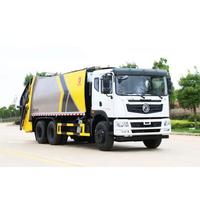 Camion benne arrière robuste 6x4 de 20 mètres cubes pour déchets solides municipaux - Ensemble de carrosserie supérieure