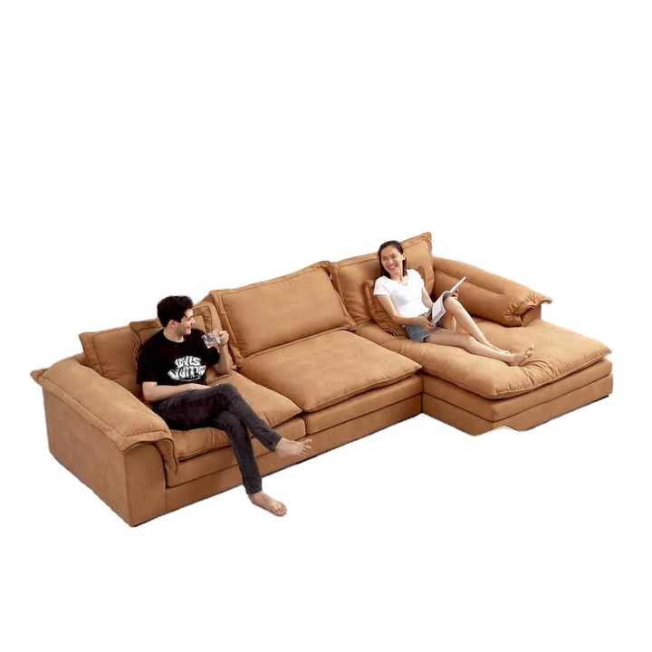 New Design Modern Corner Leather Sofa Many Different Colors Living Room