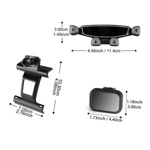 Soporte Magnético para Teléfono con Gravedad para Coche, Compatible con Seat <span class=keywords><strong>Leon</strong></span> MK4 <span class=keywords><strong>Cupra</strong></span> <span class=keywords><strong>Leon</strong></span> <span class=keywords><strong>Cupra</strong></span> Formentor 2021 <span class=keywords><strong>2022</strong></span> 2023 2024 2025 - Product Image 6