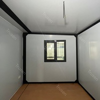 Casa Contenedor Prefabricada Sostenible de Fábrica, Expandible, con Doble Ala Plegable, Baño, Cocina y Paneles Solares