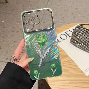 เคสโทรศัพท์ลายดอกไม้สาวหวานสำหรับเคส <span class=keywords><strong>OPPO</strong></span> RENO15 เคสเพชรน่ารักกันกระแทก RENO 15C - Product Image 2