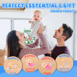 Nouvelles pièces <span class=keywords><strong>de</strong></span> monnaie <span class=keywords><strong>de</strong></span> décision pour les parents, cadeau <span class=keywords><strong>de</strong></span> baby shower pour accessoires photo, pièce <span class=keywords><strong>de</strong></span> monnaie amusante en bois pour bébé, pièce <span class=keywords><strong>de</strong></span> monnaie pour maman et papa pour la <span class=keywords><strong>grossesse</strong></span> - Product Image 4