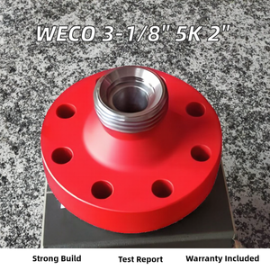 WECO nuovo acciaio al carbonio forgiatura 3-1/8 "5K X 2" FIG 1502 Union adattatore flangia per energia minerale attrezzature di perforazione bene - Product Image 3