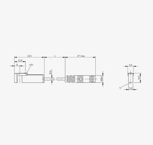 เซ็นเซอร์สนามแม่เหล็ก305K-PS-C-2-S49-00 BMF BMF005J B-ALLUFF ของแท้5 PNP ไม่มี IP67ในสต็อก - Product Image 1