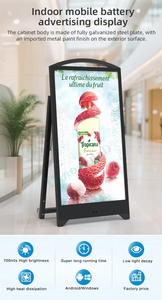 Nouveauté : Kiosque publicitaire numérique portable à écran LED plein écran P2.5mm pour extérieur, IP65, écrans publicitaires LED - Product Image 5