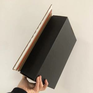 Customizable Recycled Zipper Tear Strip Cartons Corrugated Cardboard Coated UV Perfume Candle Wig Storage Stamping Embossing - Product Image 1