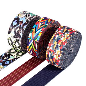 Nhiều Màu Jacquard In Dây Đeo Đàn Hồi Bền Polyester/Nylon Vải Cho May Thiết Kế Mới Nhà Dệt May Túi - Product Image 5